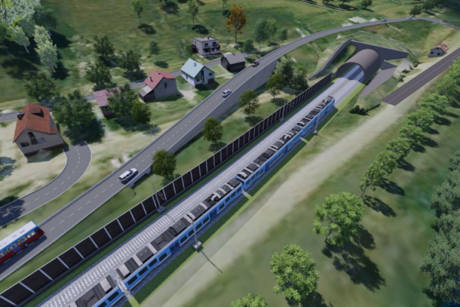 Ako má vyzerať železnica po dokončení? Pozrite si vizualizácie Milochova