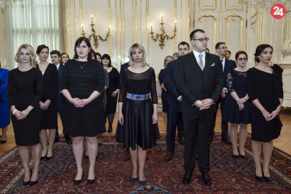 Prezident Kiska vymenoval 20 nových sudcov: Zábery zo slávnosti